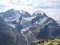 Piz Roseg and Piz Bernina, Piz Stella and the Stella Glacier