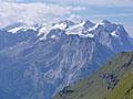 The Bernese Oberland peaks dominate the view to the southwest