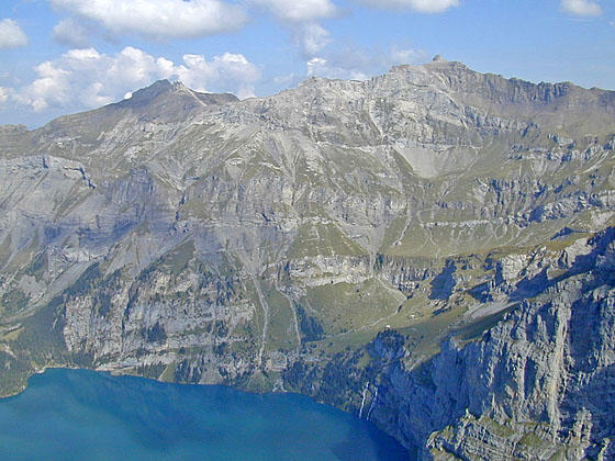 Dundehorn and Schwarzhorn to the north