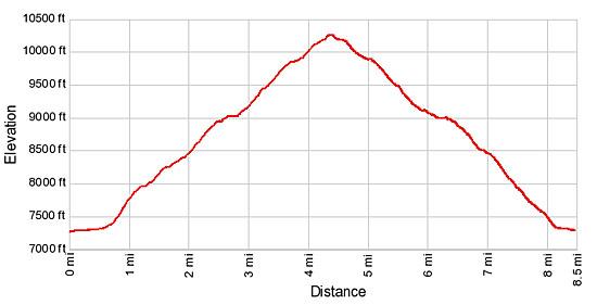 Gornergrat Elevation Profile