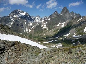 Piz Fliana, the Verstanclahorn and Piz Buin