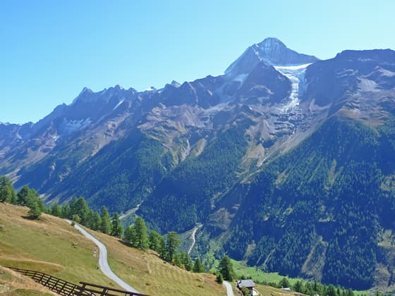 View of the Bietschhorn