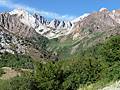 Great views along the trail up the McGee Creek valley