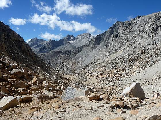 Looking south from Mono Pass (12,064-ft.) 