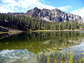 North Twilight Peak (13,075) and its reflection in the waters of Crater Lake