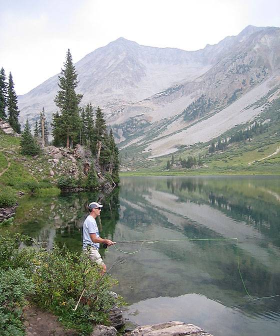 Flyfishing at Geneva Lake