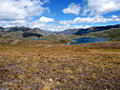 View of the two largest Highland Mary Lakes (looking north)