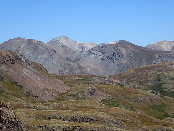 View to the north of Handies Peak 