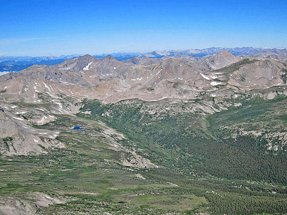 View to the west/northwest from the summit