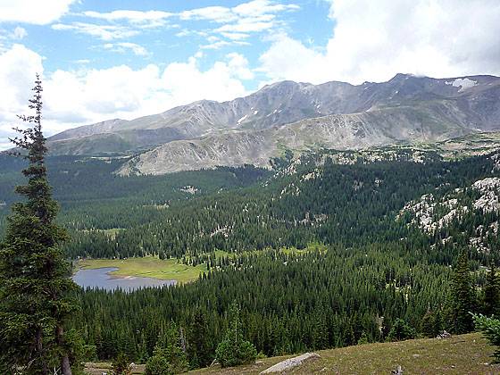 View of Native Lake and Mt. Massive 