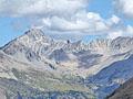 Close-up of Capital Peak and Snowmass Peak