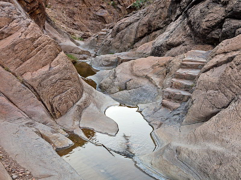 The Window Hiking Trail in Big Bend National Park, Texas