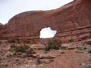 Near the base of Jeep Arch