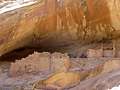 Close up of the ruins in Monarch Cave