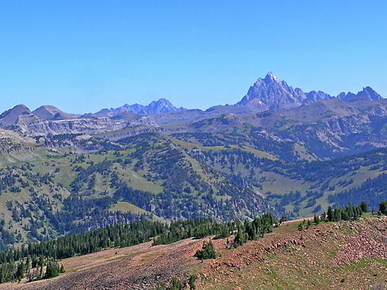 View from the first summit