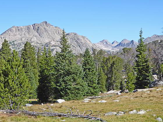 North Fork Peak and the summits along North Fork Canyon