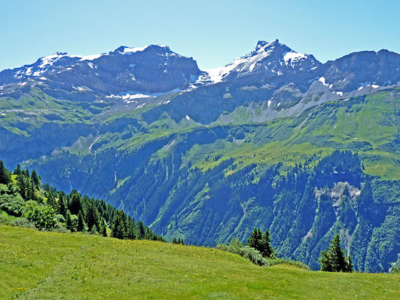 Fine views of the Scharhorn and its neighbors