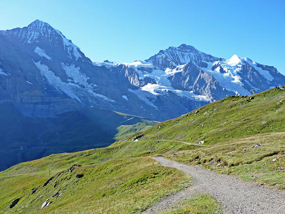 View of the Monch and the Jungfrau