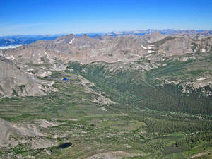 View to the west/northwest from the summit