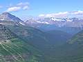 View to the northwest from the pass