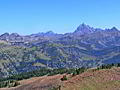 View from the first summit